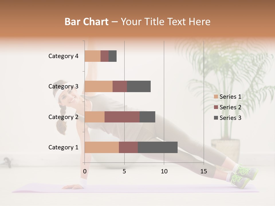 Domestic Gym Female PowerPoint Template