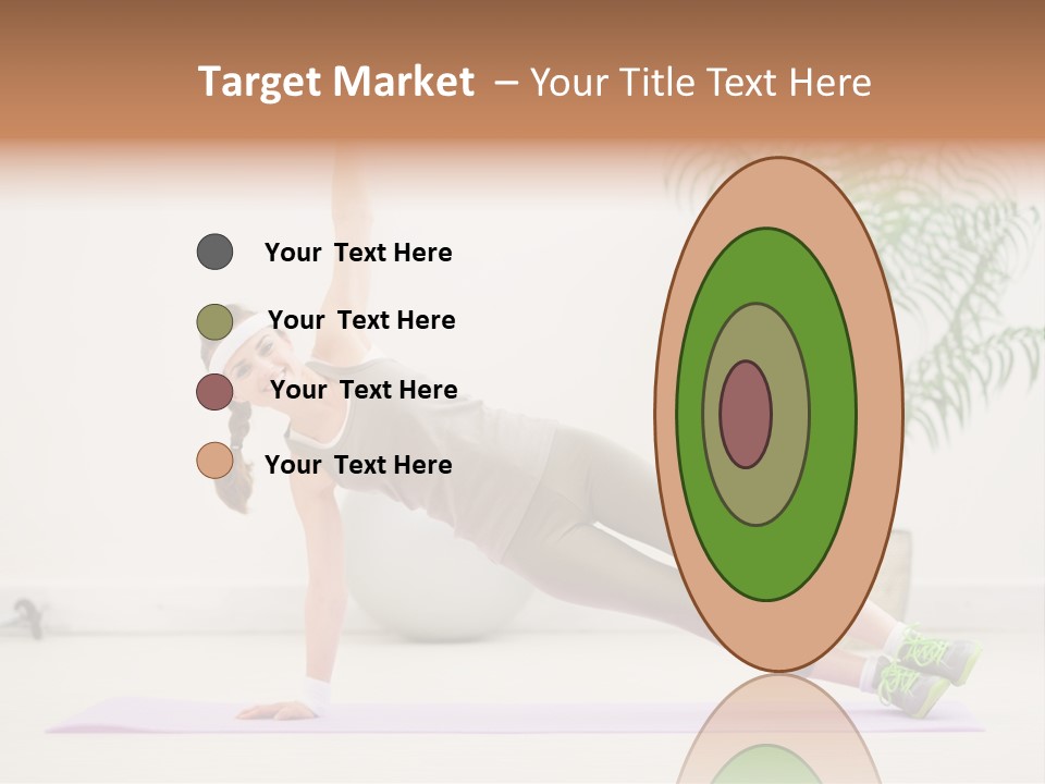 Domestic Gym Female PowerPoint Template