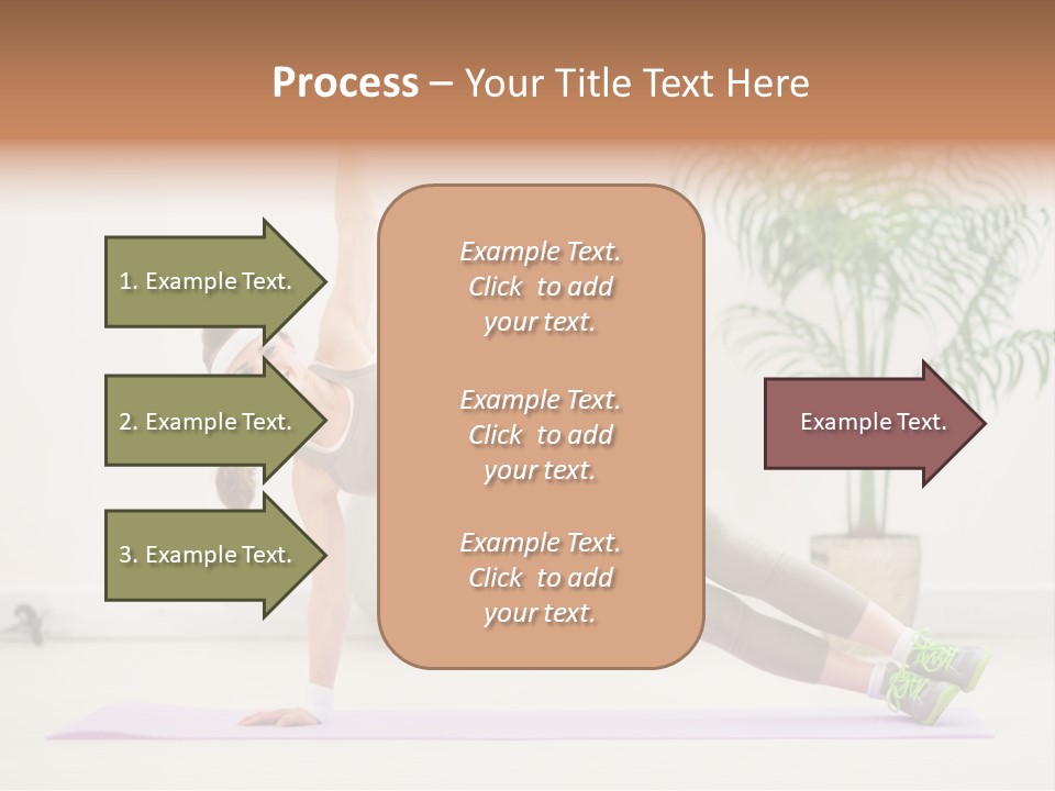 Domestic Gym Female PowerPoint Template