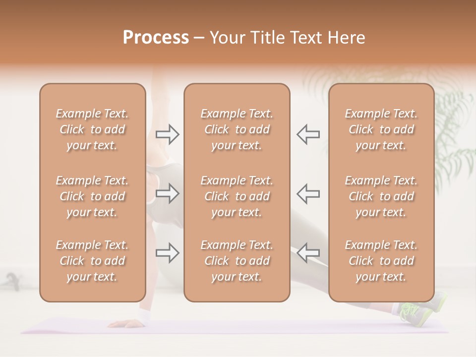 Domestic Gym Female PowerPoint Template