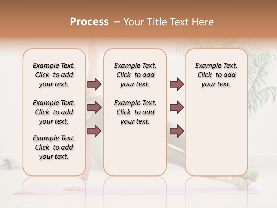 Domestic Gym Female PowerPoint Template