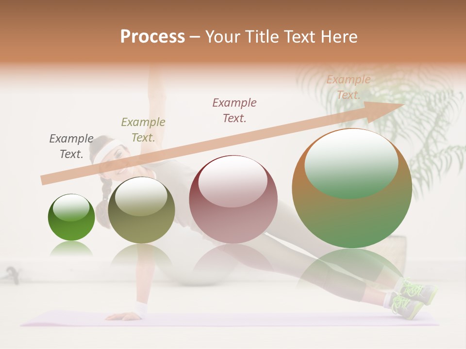 Domestic Gym Female PowerPoint Template