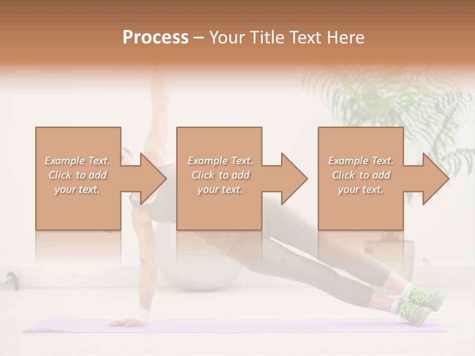 Domestic Gym Female PowerPoint Template