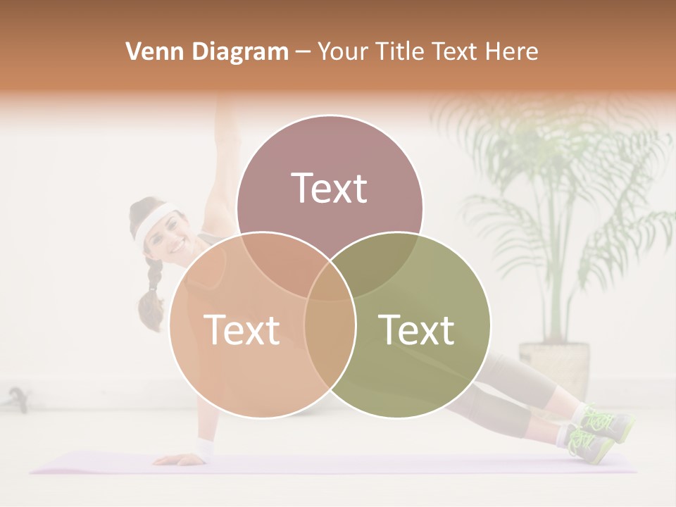 Domestic Gym Female PowerPoint Template