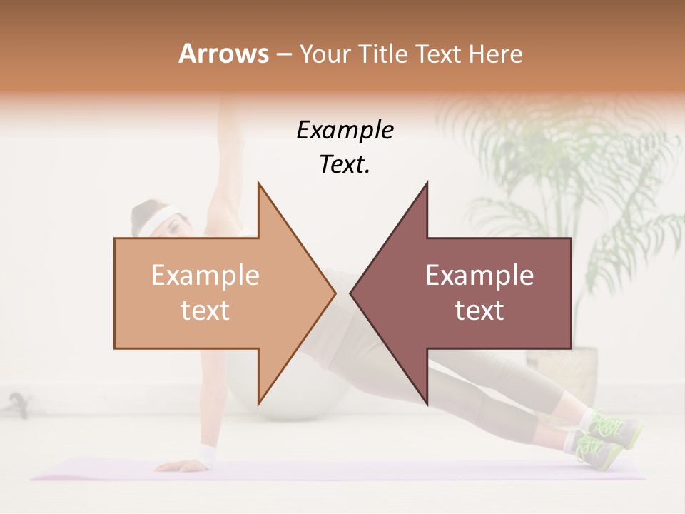 Domestic Gym Female PowerPoint Template