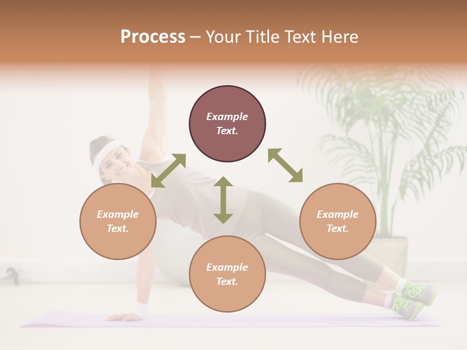 Domestic Gym Female PowerPoint Template