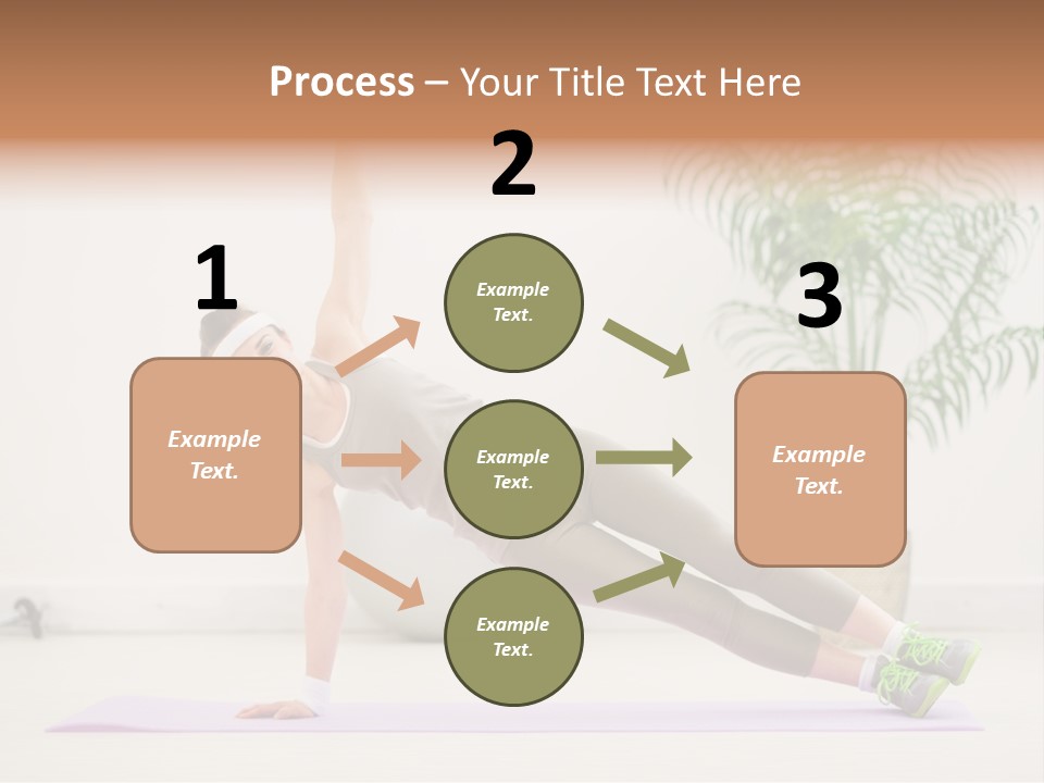 Domestic Gym Female PowerPoint Template