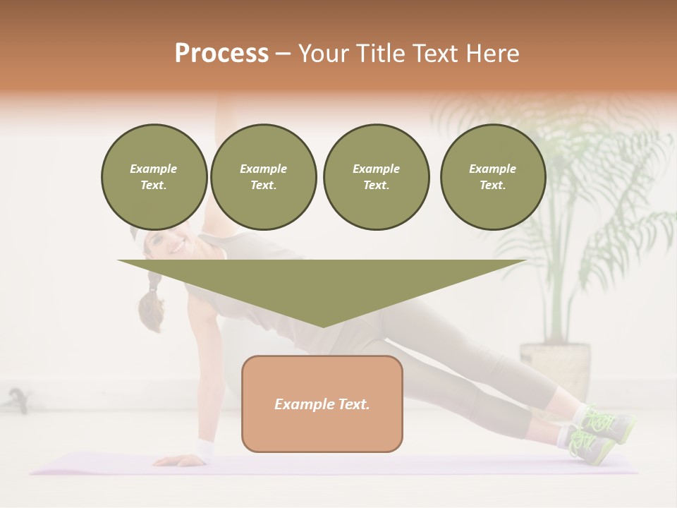 Domestic Gym Female PowerPoint Template