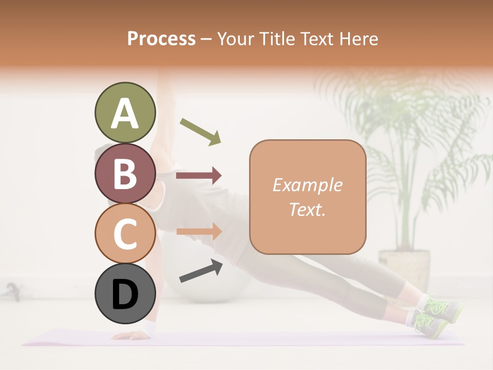 Domestic Gym Female PowerPoint Template