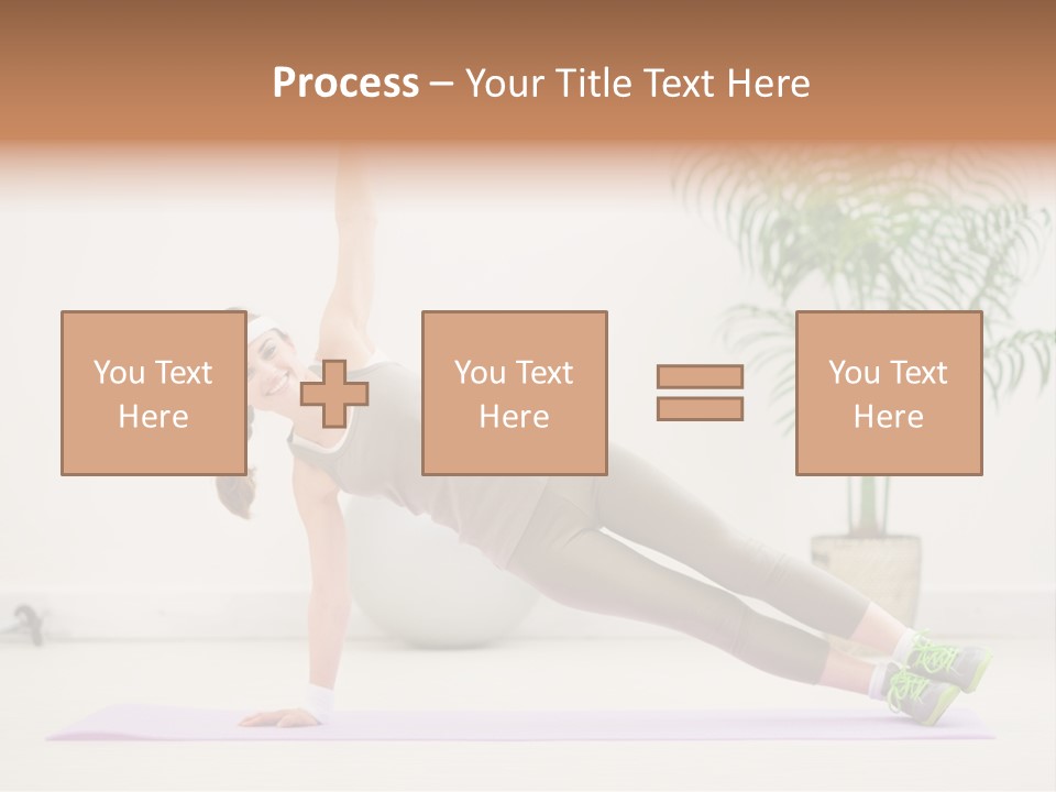 Domestic Gym Female PowerPoint Template