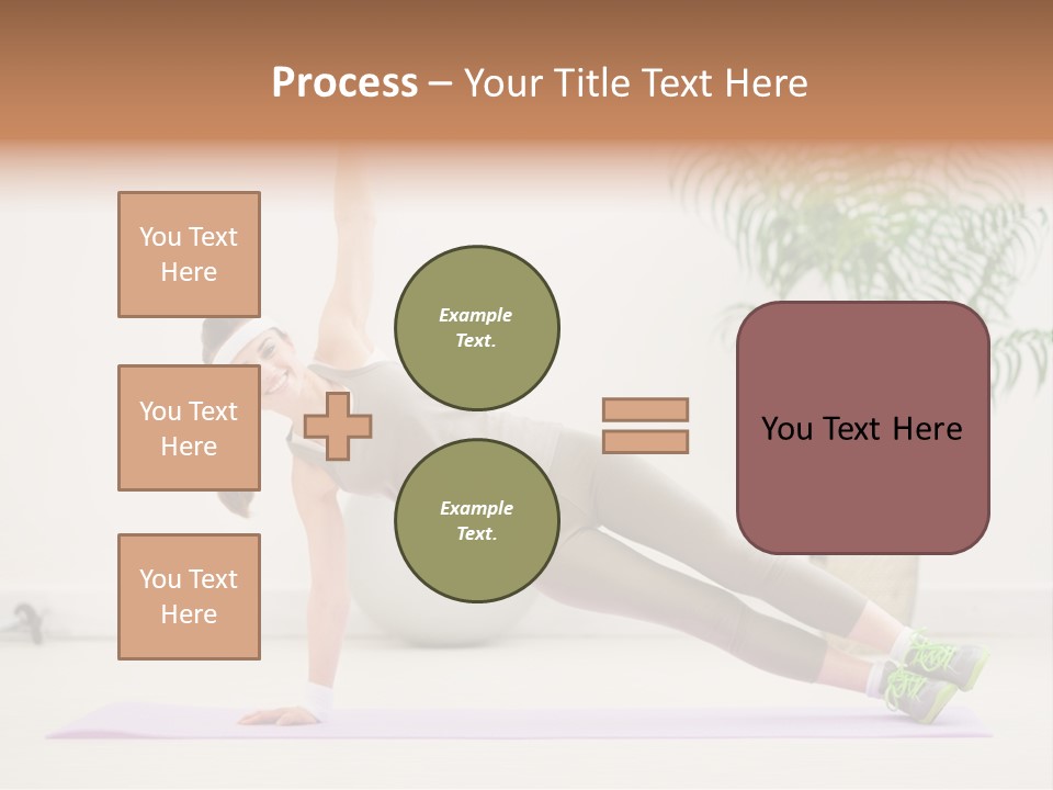 Domestic Gym Female PowerPoint Template