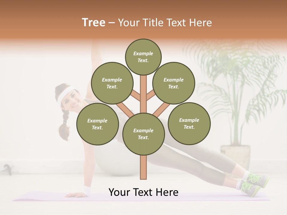 Domestic Gym Female PowerPoint Template