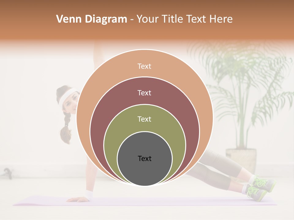 Domestic Gym Female PowerPoint Template