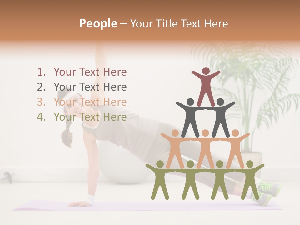 Domestic Gym Female PowerPoint Template