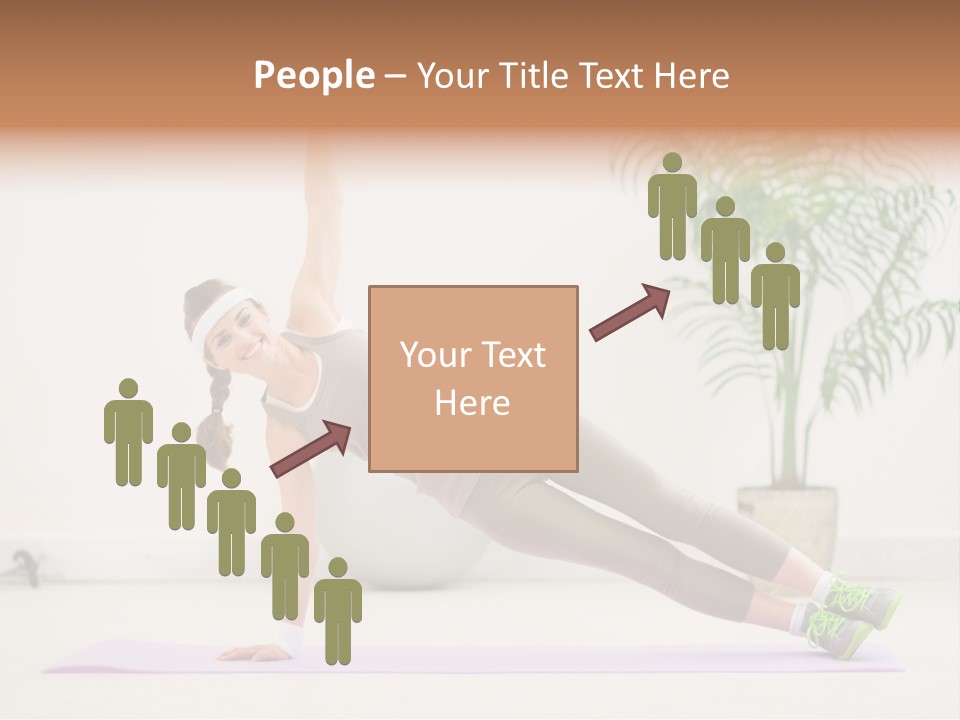 Domestic Gym Female PowerPoint Template