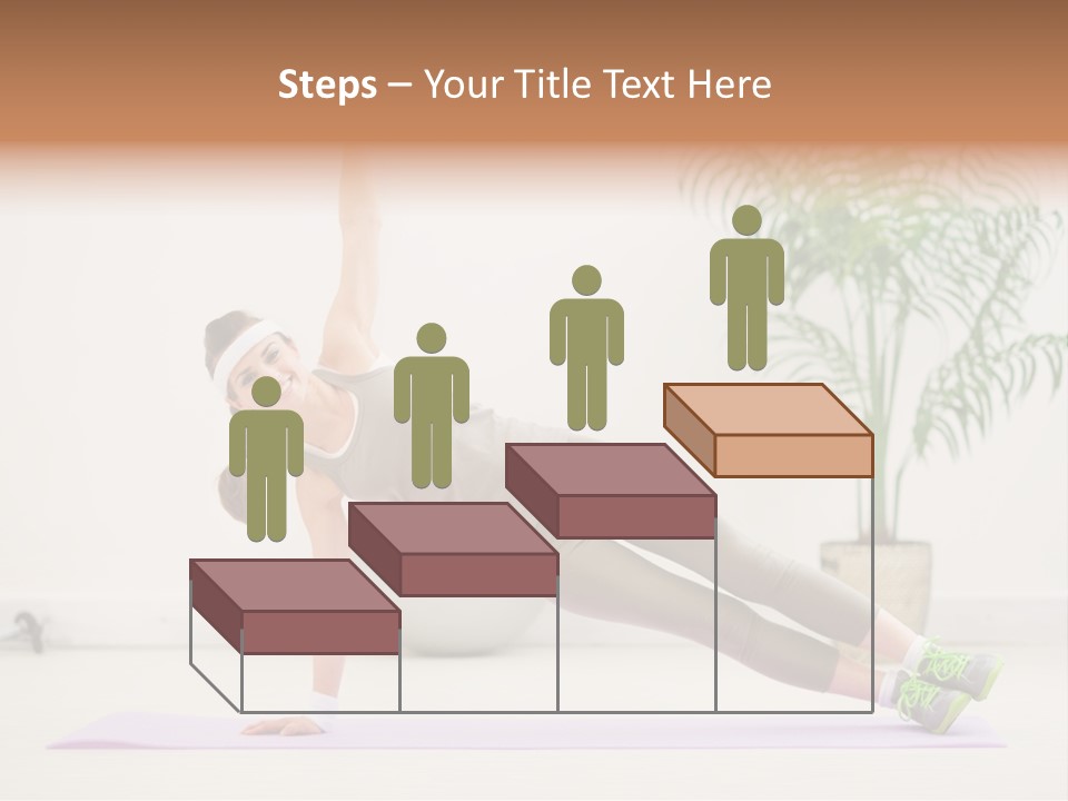 Domestic Gym Female PowerPoint Template