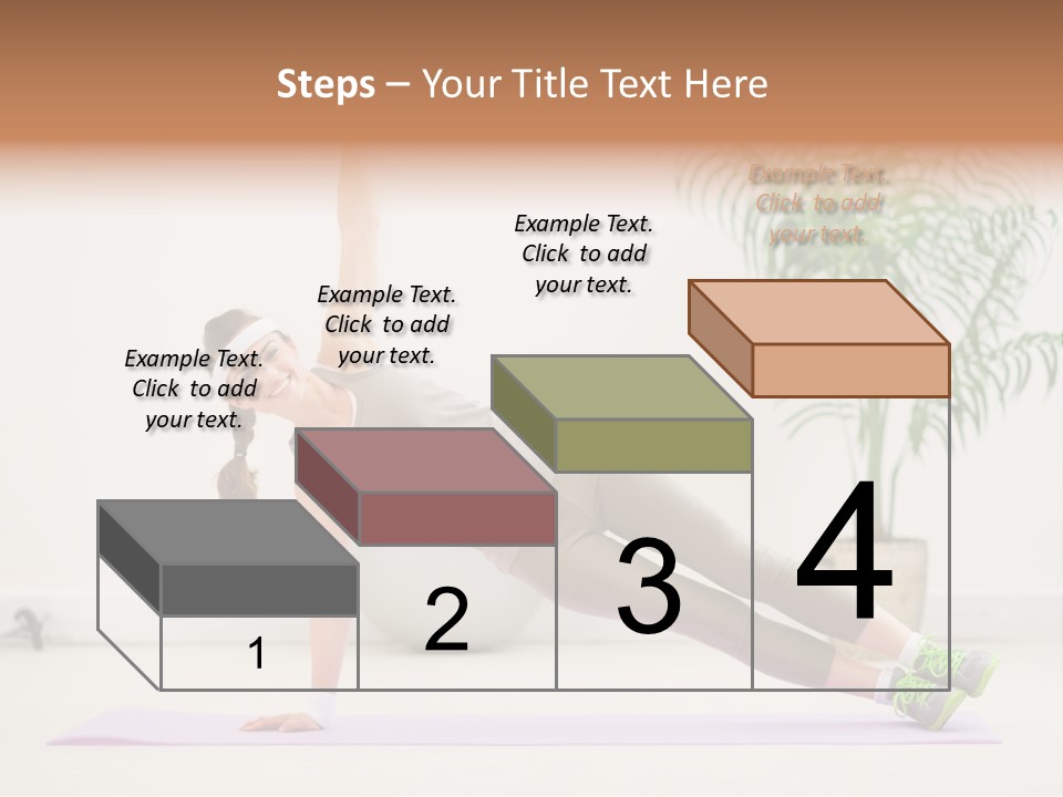 Domestic Gym Female PowerPoint Template