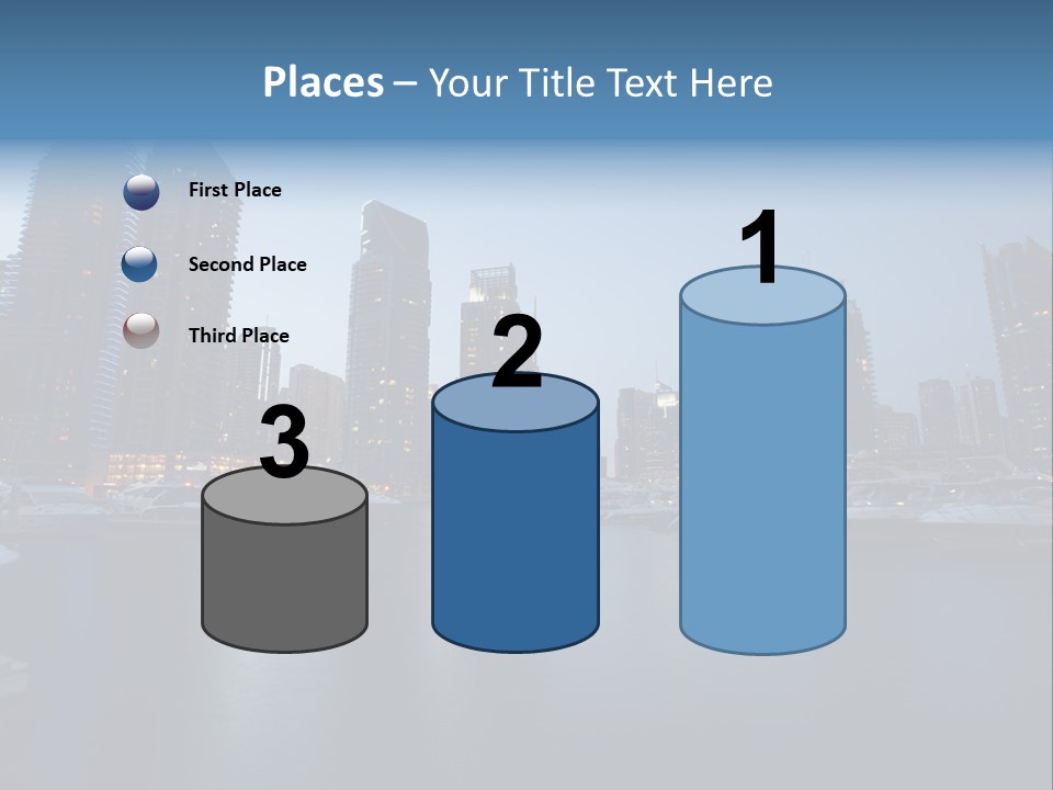 Camel Architektur Jumeirah PowerPoint Template