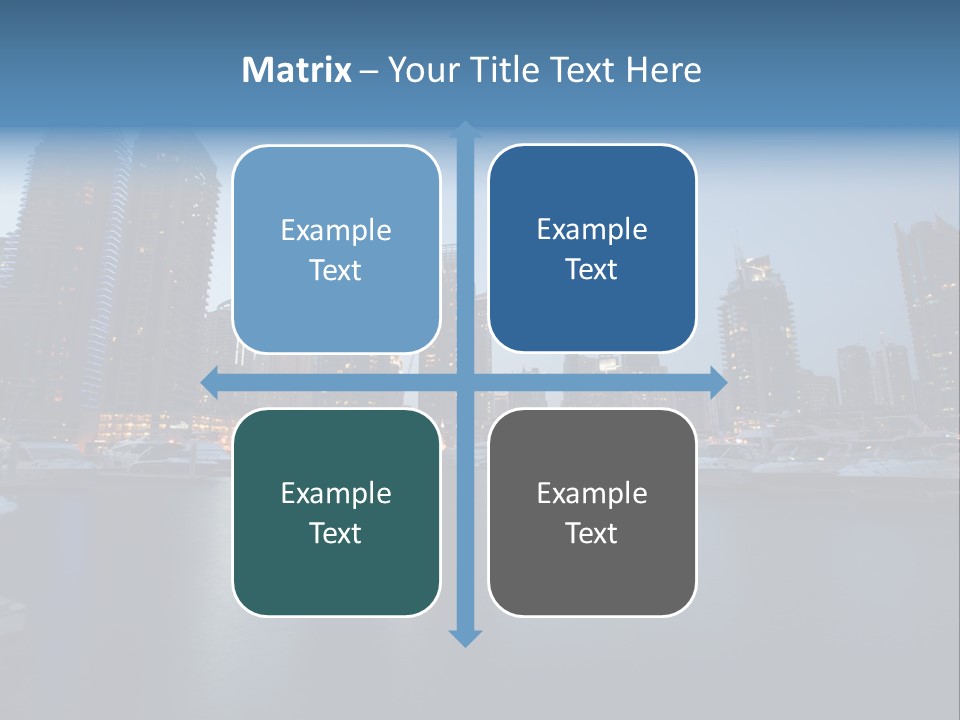 Camel Architektur Jumeirah PowerPoint Template