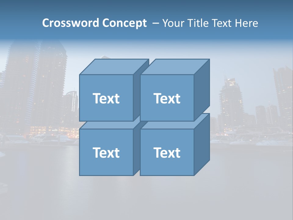 Camel Architektur Jumeirah PowerPoint Template