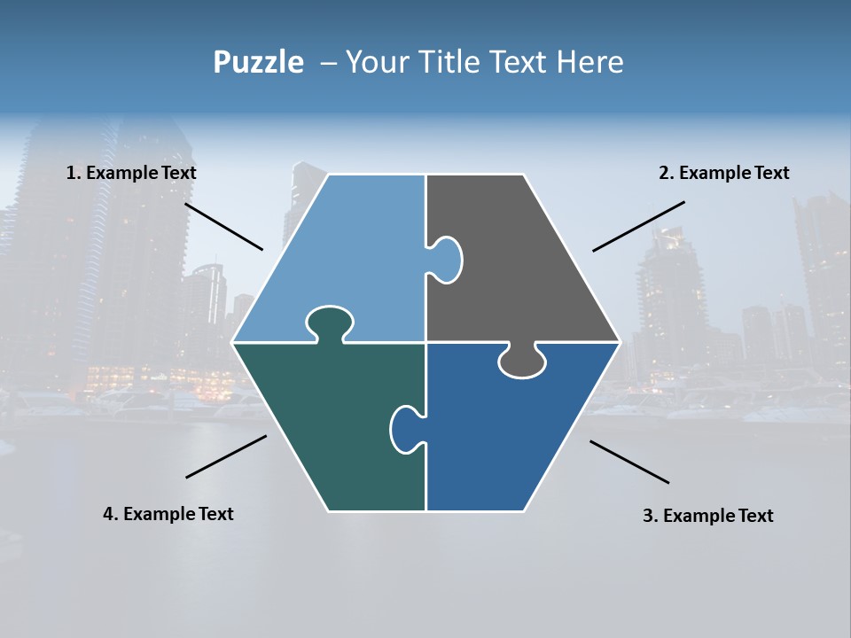 Camel Architektur Jumeirah PowerPoint Template