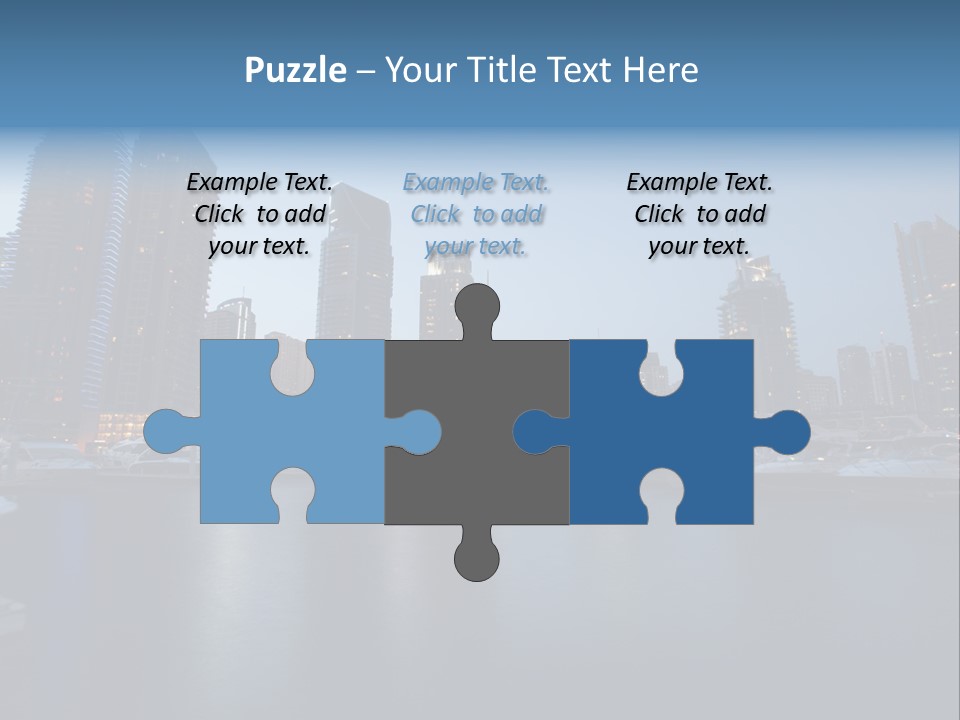 Camel Architektur Jumeirah PowerPoint Template