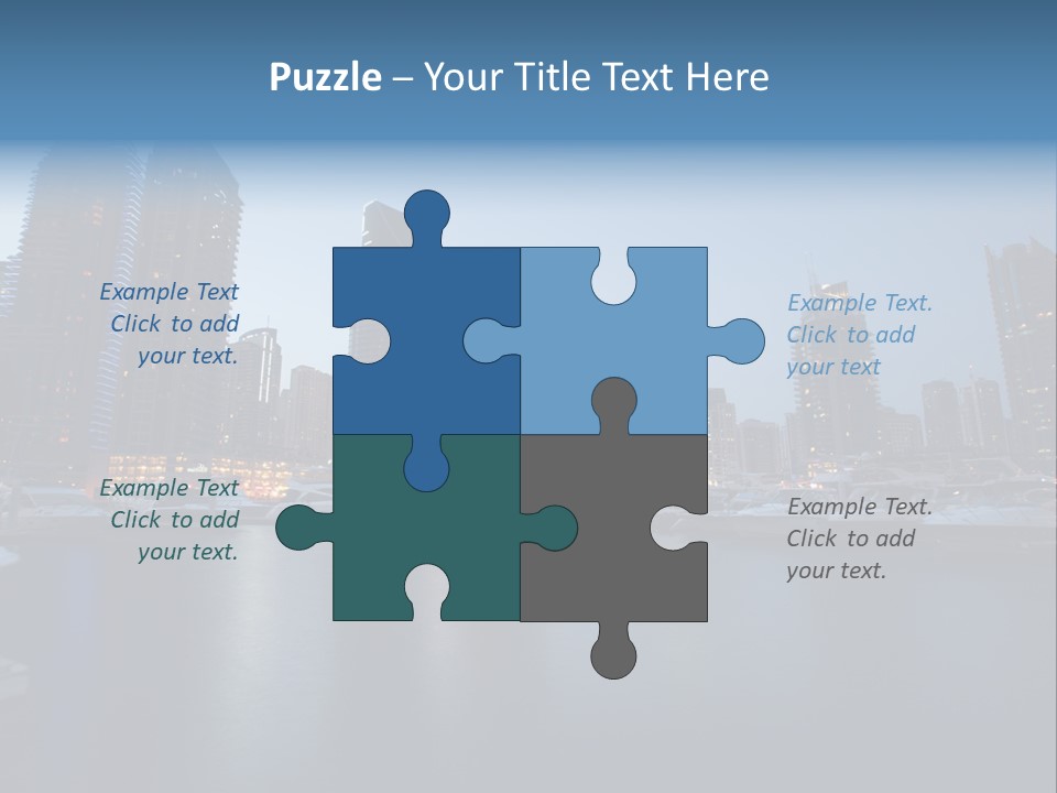 Camel Architektur Jumeirah PowerPoint Template