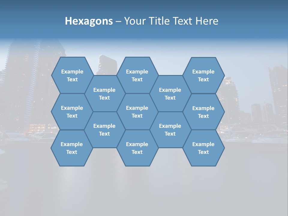 Camel Architektur Jumeirah PowerPoint Template