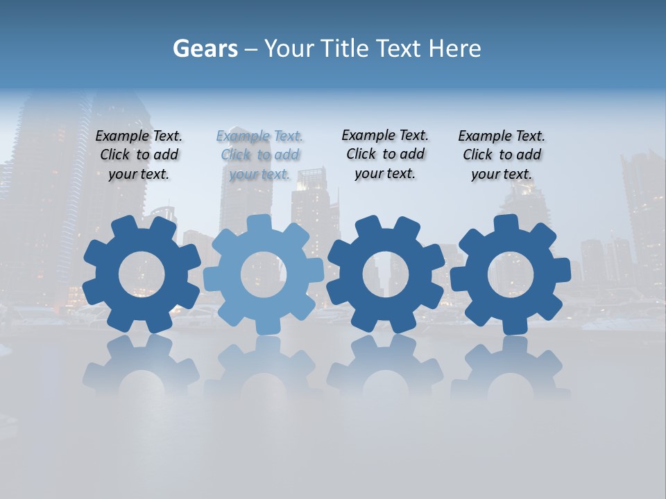 Camel Architektur Jumeirah PowerPoint Template