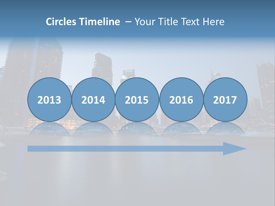 Camel Architektur Jumeirah PowerPoint Template