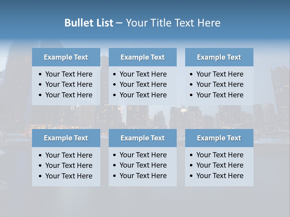Camel Architektur Jumeirah PowerPoint Template