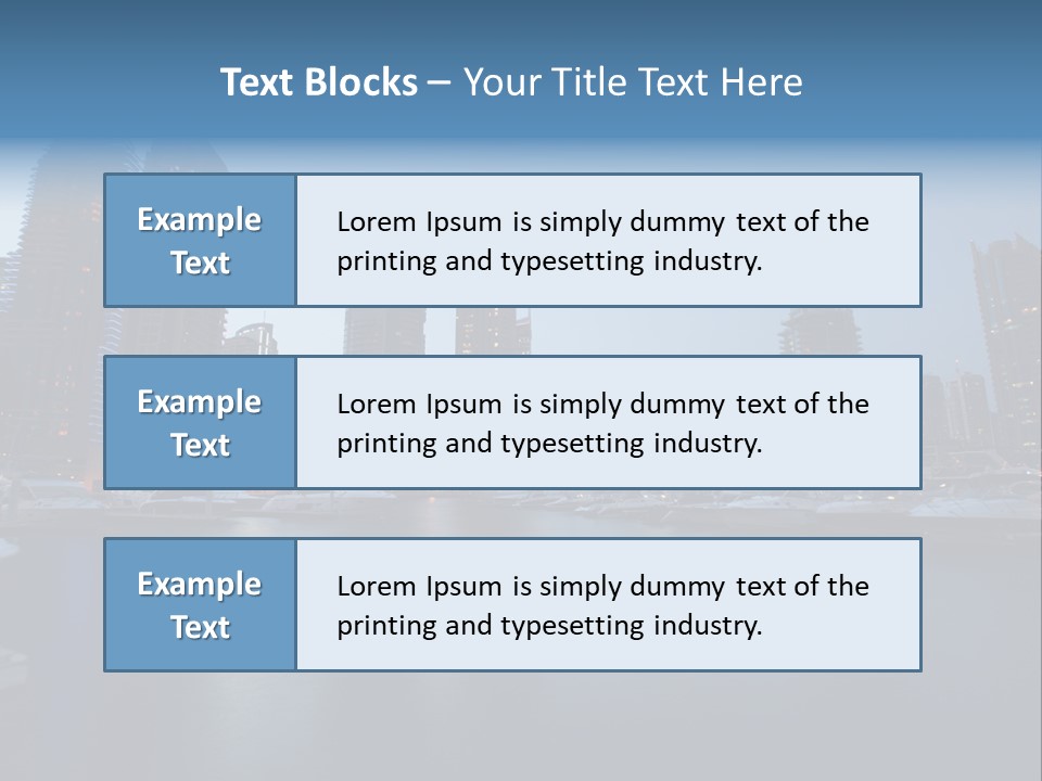 Camel Architektur Jumeirah PowerPoint Template