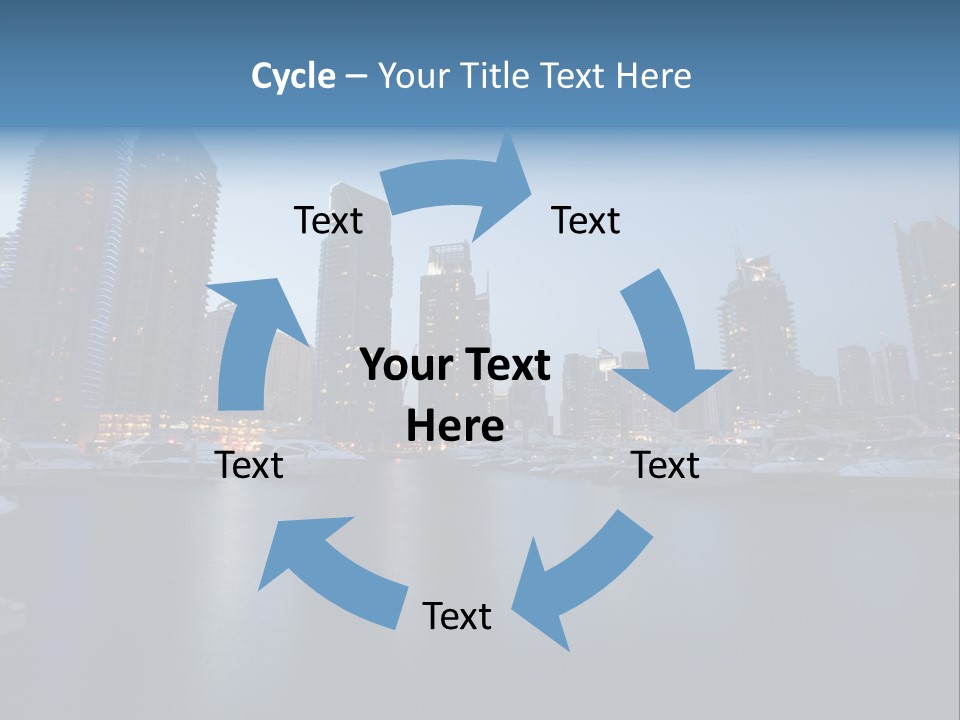 Camel Architektur Jumeirah PowerPoint Template