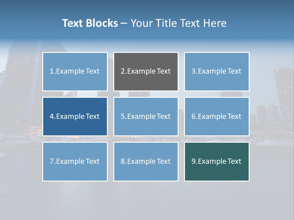Camel Architektur Jumeirah PowerPoint Template