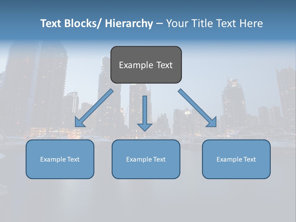 Camel Architektur Jumeirah PowerPoint Template