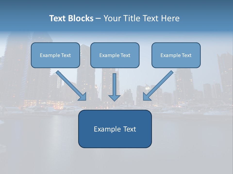 Camel Architektur Jumeirah PowerPoint Template