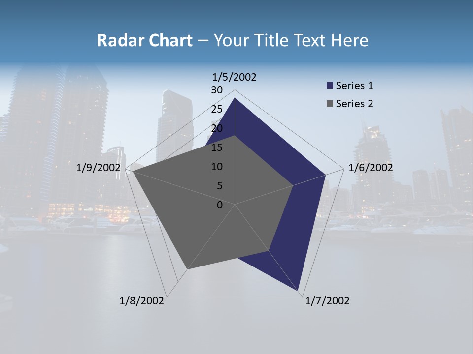 Camel Architektur Jumeirah PowerPoint Template