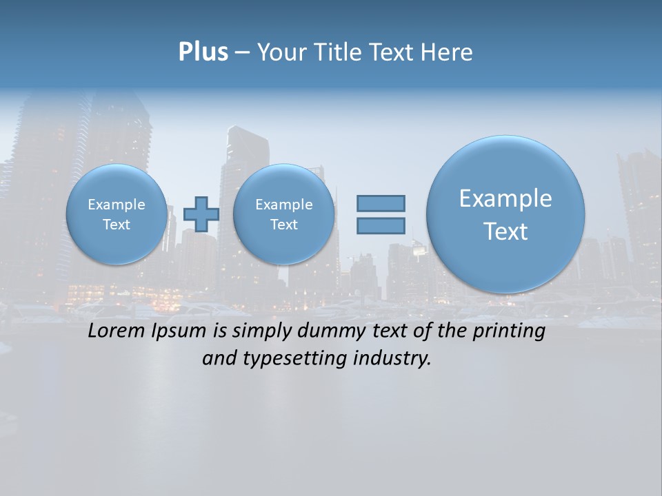 Camel Architektur Jumeirah PowerPoint Template