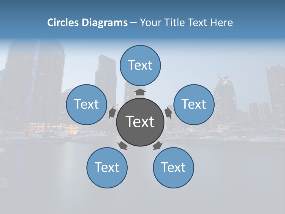 Camel Architektur Jumeirah PowerPoint Template