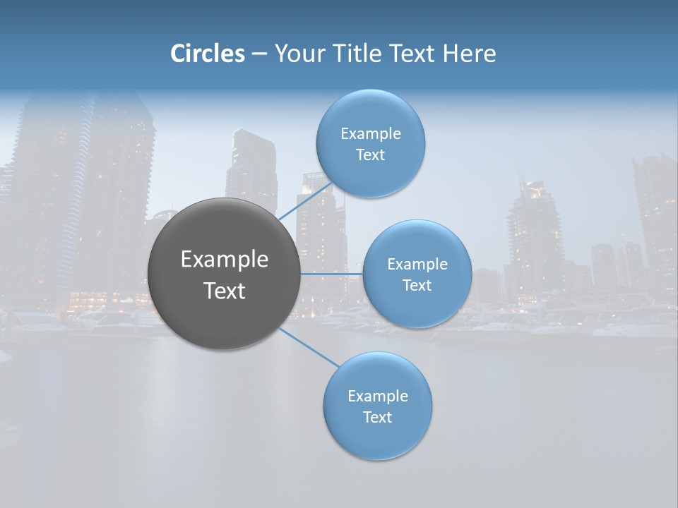 Camel Architektur Jumeirah PowerPoint Template