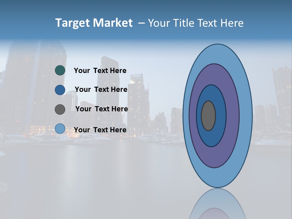 Camel Architektur Jumeirah PowerPoint Template