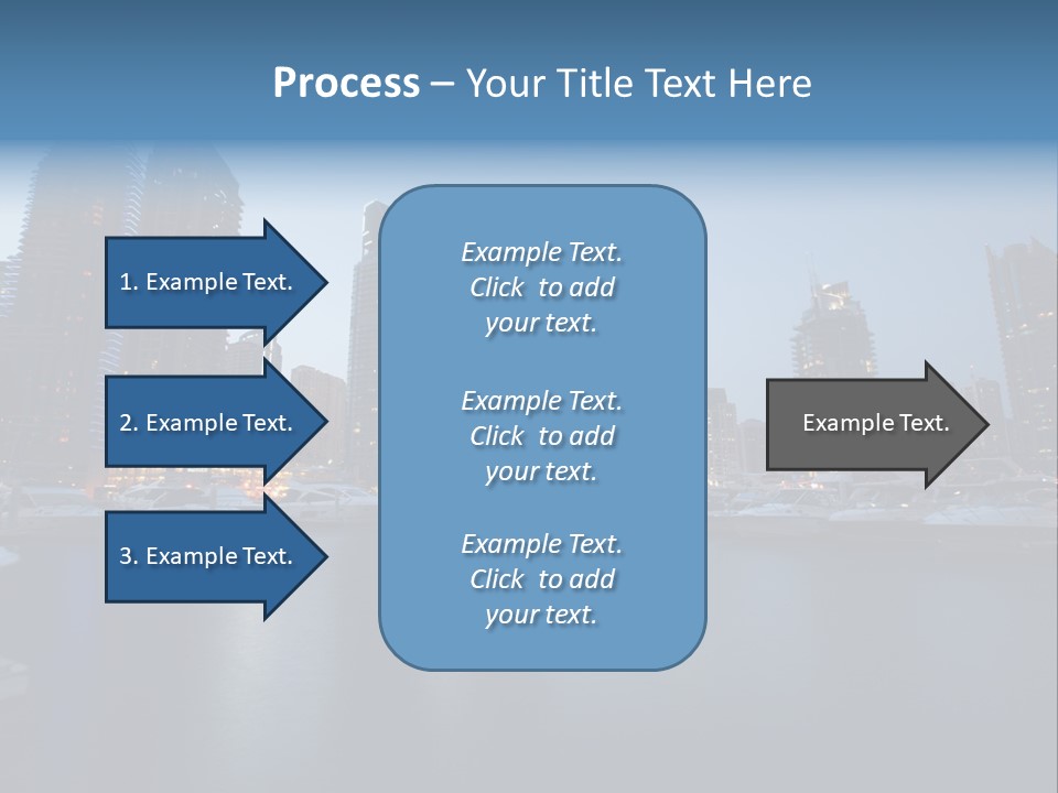 Camel Architektur Jumeirah PowerPoint Template