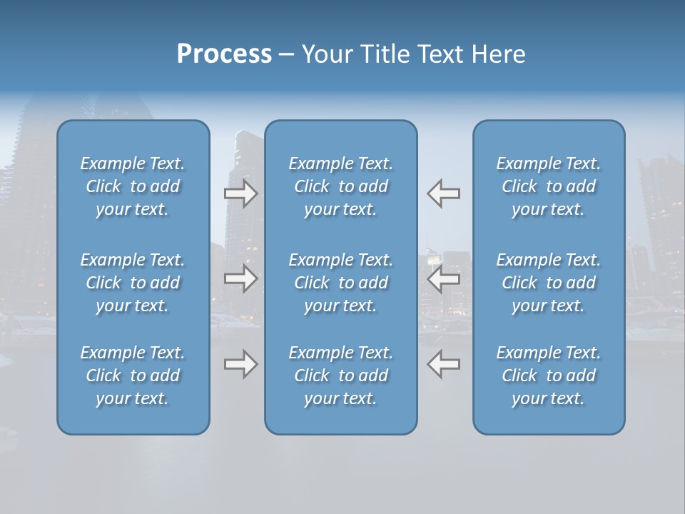 Camel Architektur Jumeirah PowerPoint Template