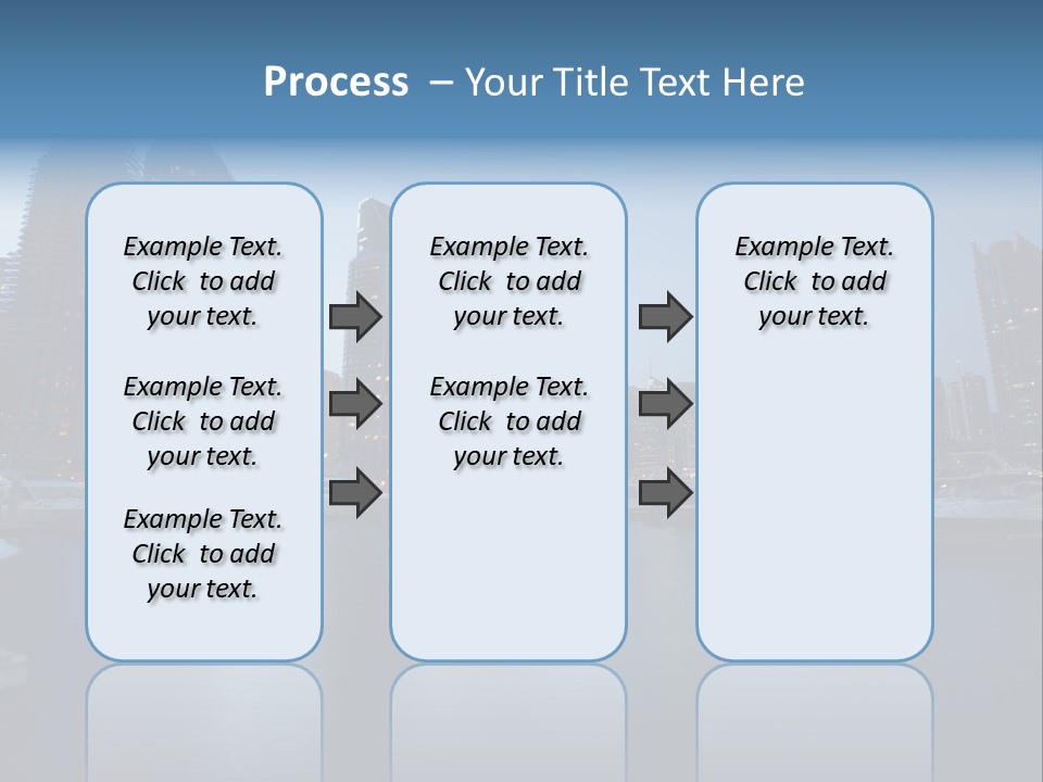 Camel Architektur Jumeirah PowerPoint Template