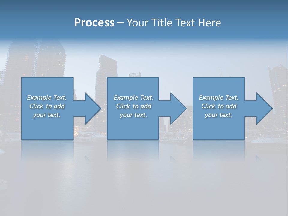 Camel Architektur Jumeirah PowerPoint Template