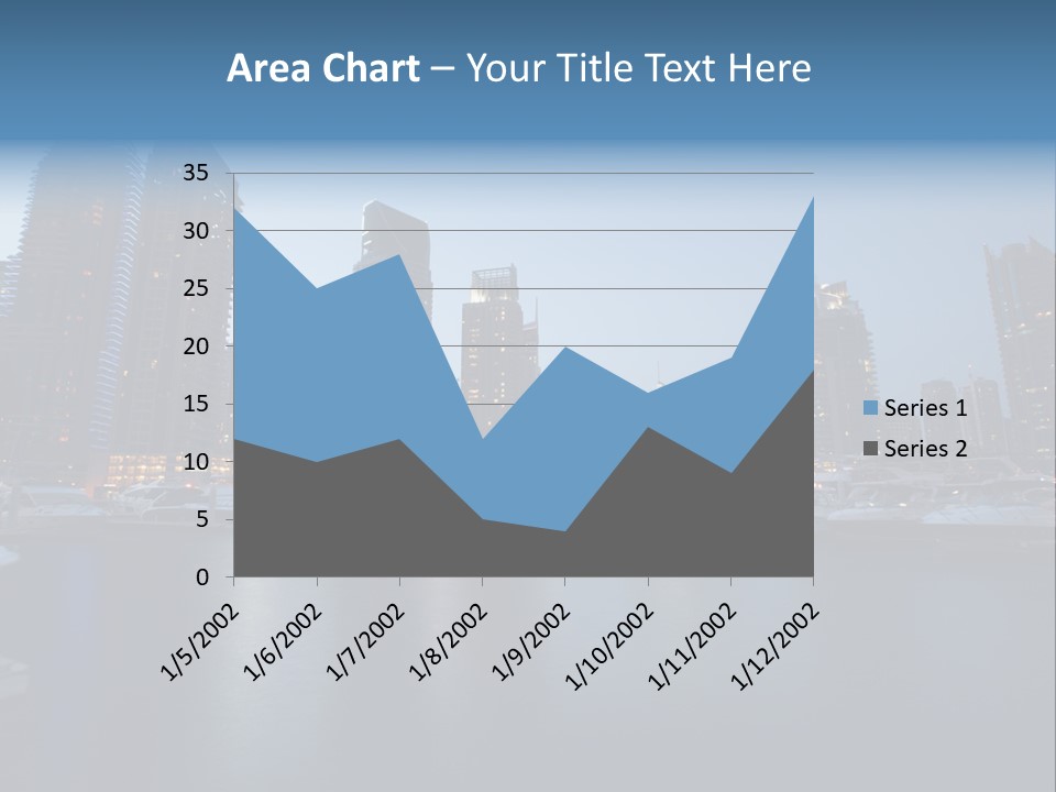 Camel Architektur Jumeirah PowerPoint Template
