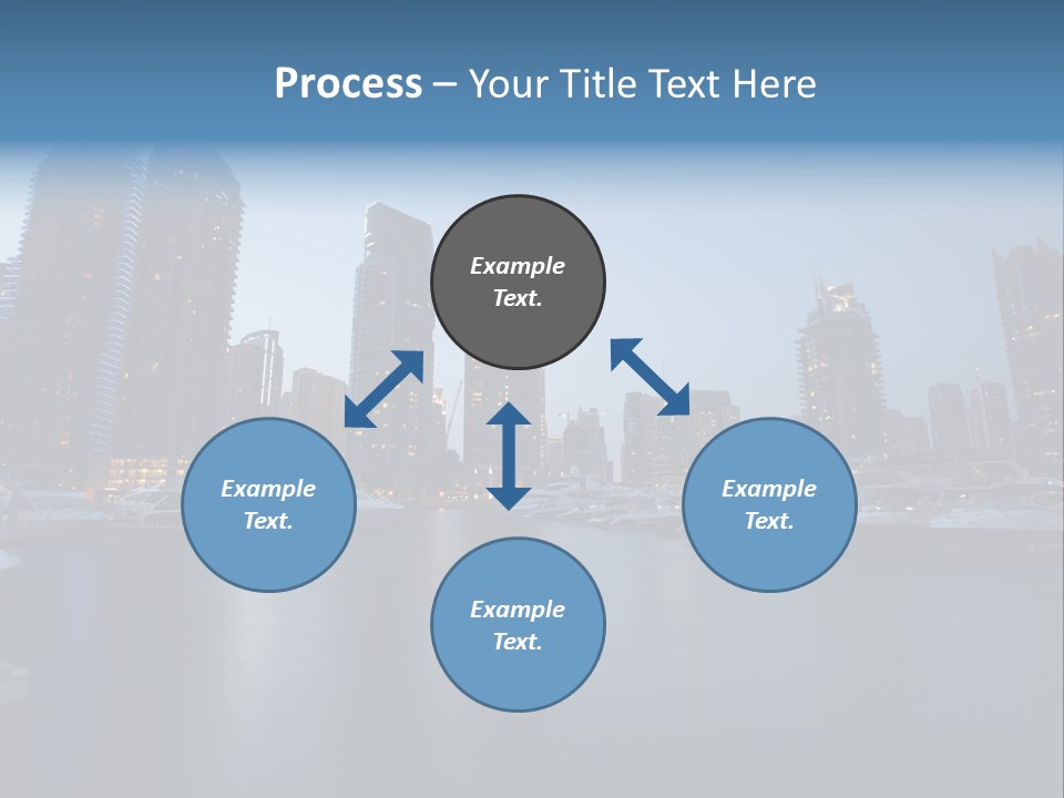 Camel Architektur Jumeirah PowerPoint Template