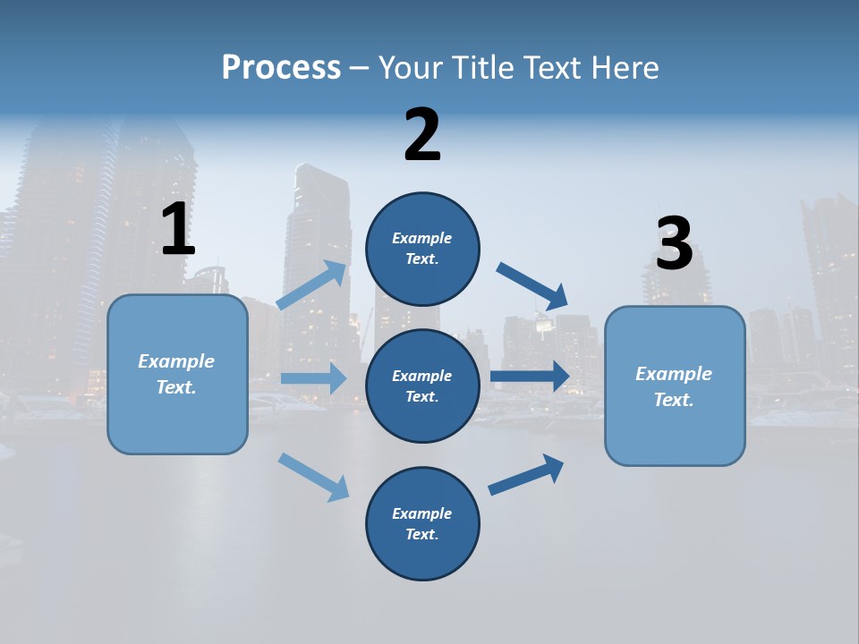 Camel Architektur Jumeirah PowerPoint Template