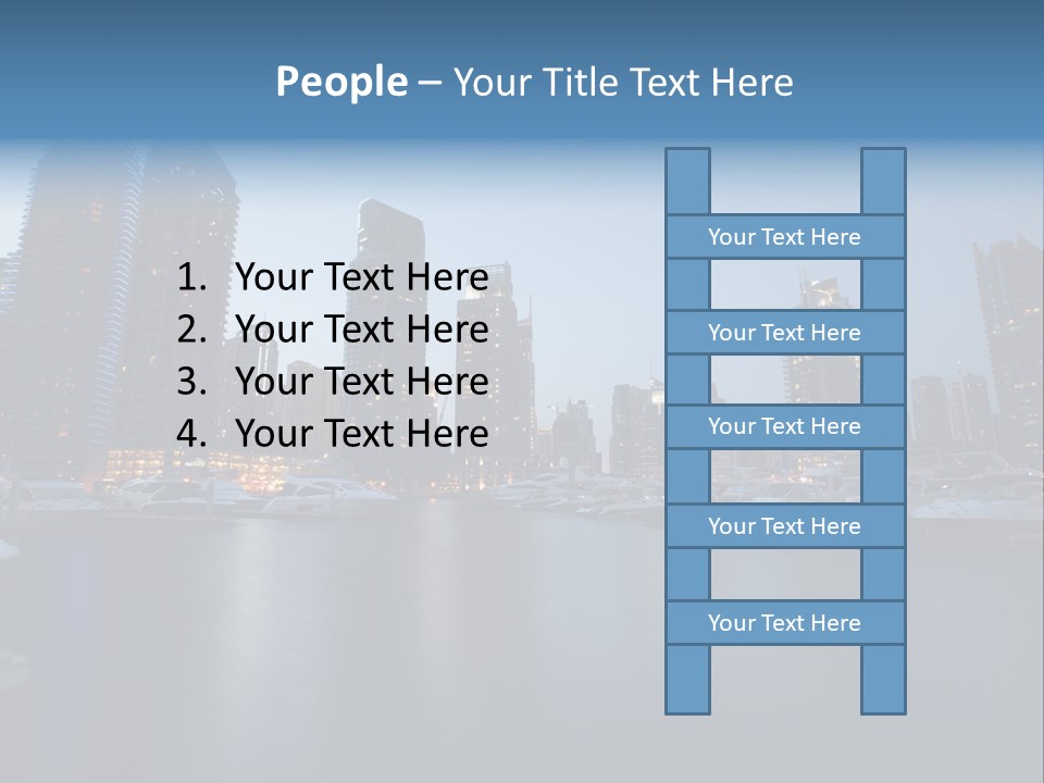 Camel Architektur Jumeirah PowerPoint Template