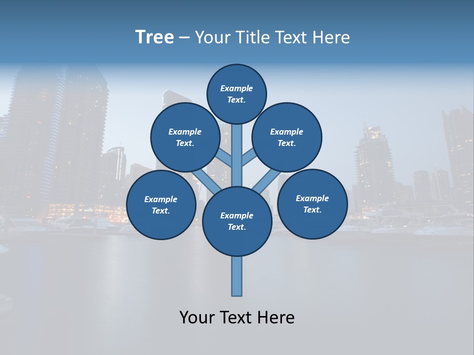 Camel Architektur Jumeirah PowerPoint Template